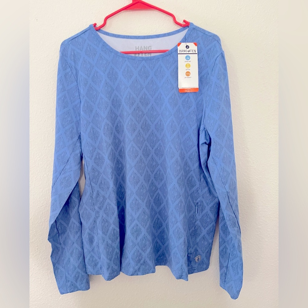 Hang ten women spf 50 long sleeve sun top brand new